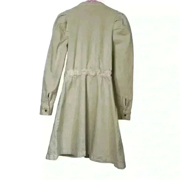 Universal thread winter white denim front zip versatile jacket or dress SZmedium - Picture 8 of 10